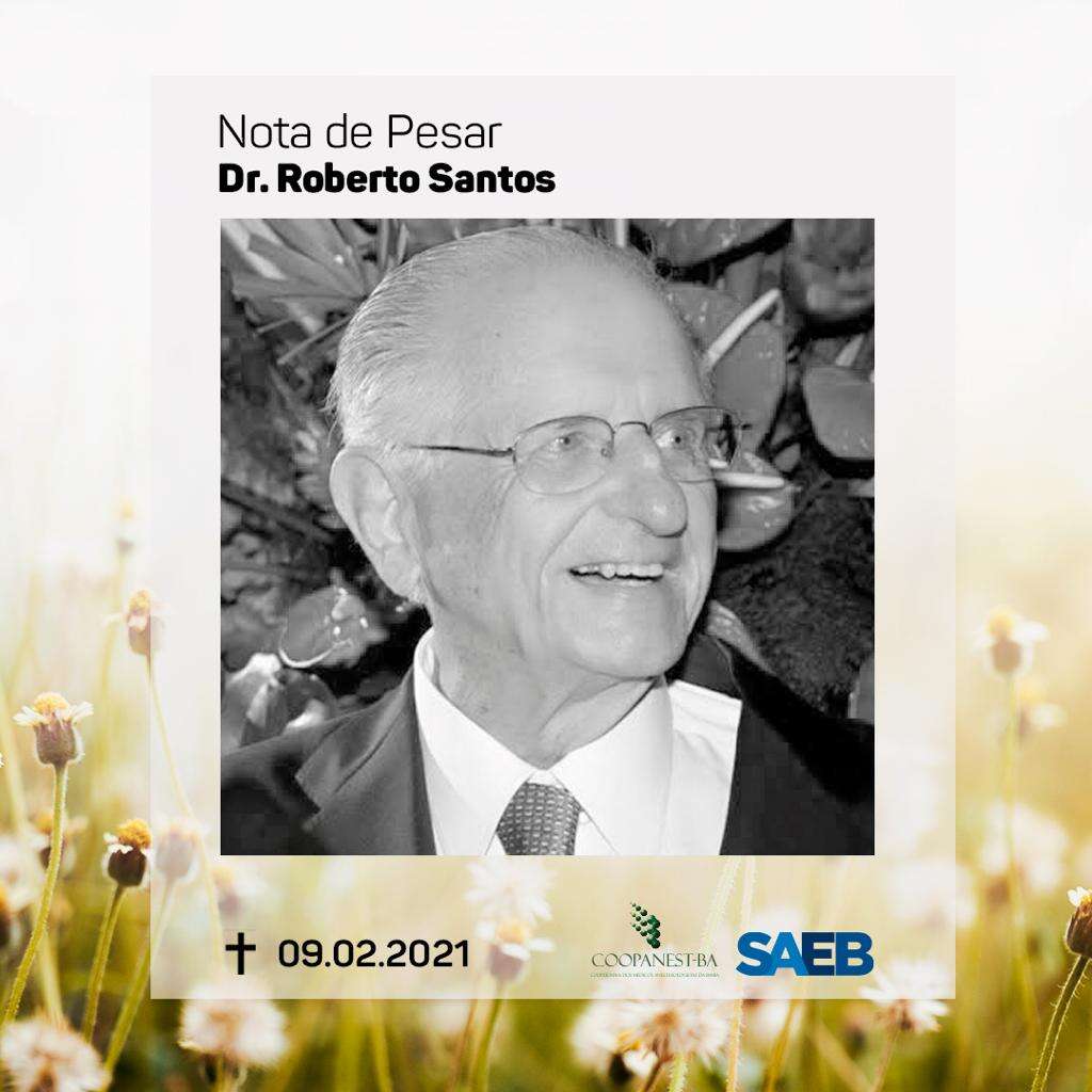 Nota de Pesar - Dr. Roberto Santos
